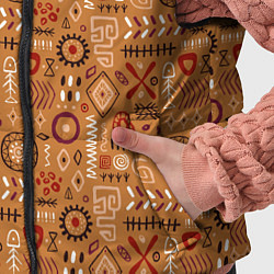 Детский жилет Этнический рисунок с костями, цвет: 3D-черный — фото 2