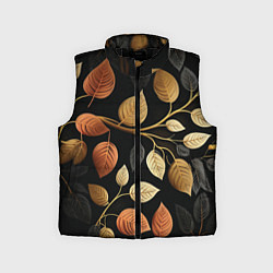 Детский жилет Осеннее настроение - листья