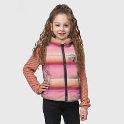 Детский жилет Энид Синклер с Уэнсдей Аддамс - текстура свитера, цвет: 3D-светло-серый — фото 2
