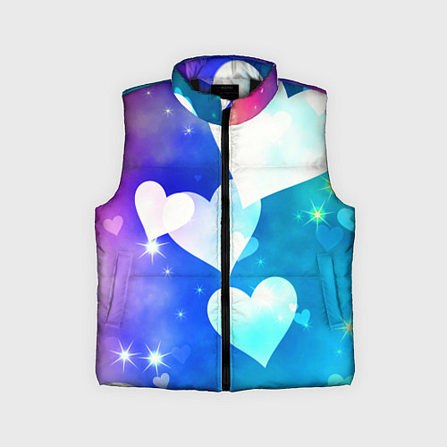 Детский жилет Dreamy Hearts Multicolor / 3D-Черный – фото 1