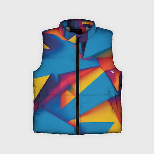 Детский жилет Абстракция от Нейросети / 3D-Светло-серый – фото 1