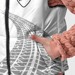 Детский жилет Lamborghini speed на светлом фоне со следами шин:, цвет: 3D-черный — фото 2