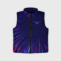 Детский жилет UAZ neon speed lines