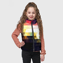 Детский жилет Mosaic abstraction, цвет: 3D-светло-серый — фото 2