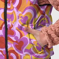 Детский жилет Паттерн красочные фигуры, цвет: 3D-черный — фото 2