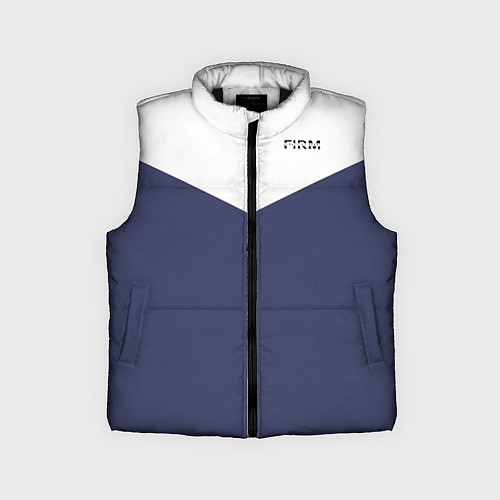 Детский жилет FIRM бело-синий / 3D-Черный – фото 1
