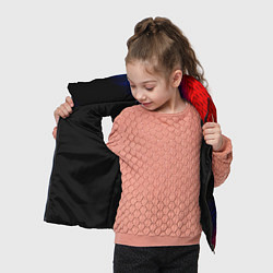 Детский жилет Citroen красный карбон, цвет: 3D-черный — фото 2