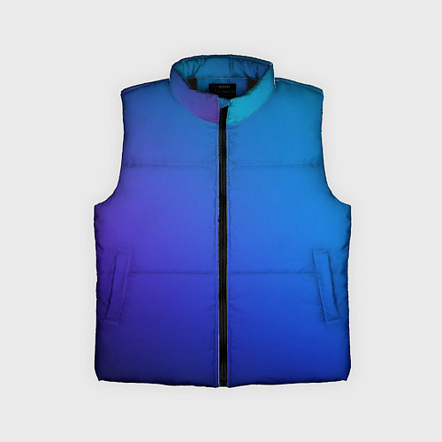Детский жилет Тёмно-синий градиент / 3D-Черный – фото 1