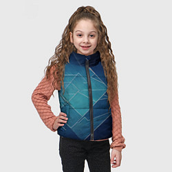 Детский жилет Геометрическая бесконечность, цвет: 3D-черный — фото 2