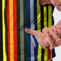 Детский жилет Полосы школа чародейства и волшебства, цвет: 3D-красный — фото 2