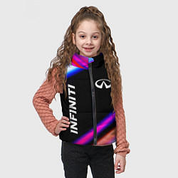 Детский жилет Infiniti speed lights, цвет: 3D-черный — фото 2
