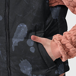 Детский жилет Серый котик и холодное оружие, цвет: 3D-черный — фото 2