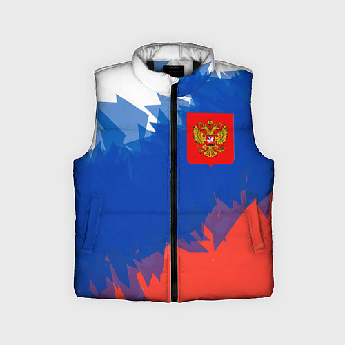 Детский жилет Я патриот России / 3D-Черный – фото 1