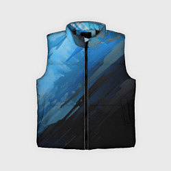 Детский жилет Black blue style, цвет: 3D-черный