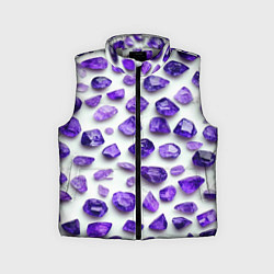 Детский жилет Россыпь аметистов
