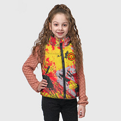 Детский жилет ФК Манчестер Юнайтед команда, цвет: 3D-красный — фото 2