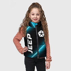 Детский жилет Jeep неоновые лампы, цвет: 3D-черный — фото 2