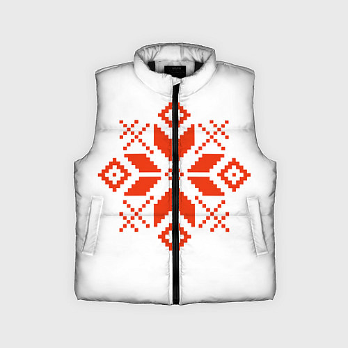 Детский жилет Удмуртский узор / 3D-Черный – фото 1