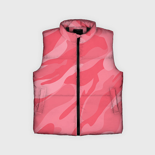 Детский жилет Pink military / 3D-Черный – фото 1