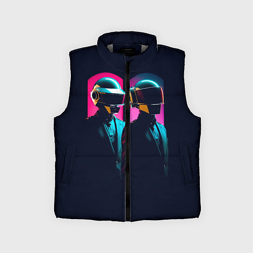 Детский жилет Daft Punk - One more time / 3D-Светло-серый – фото 1