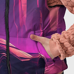 Детский жилет Минималистический киберпанк, цвет: 3D-черный — фото 2