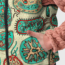 Детский жилет Бактерии, цвет: 3D-светло-серый — фото 2