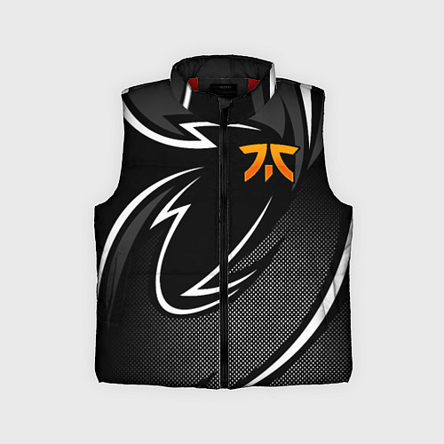 Детский жилет Fnatic - white line / 3D-Красный – фото 1