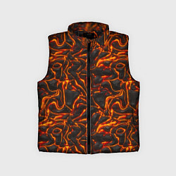 Детский жилет Огненная лава