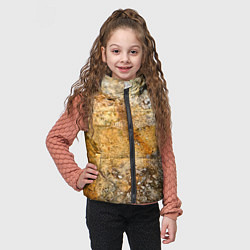 Детский жилет Скалистая поверхность, цвет: 3D-светло-серый — фото 2