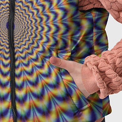 Детский жилет Гипнотический рисунок, цвет: 3D-светло-серый — фото 2