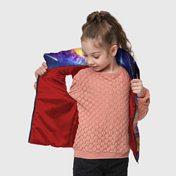 Детский жилет Космическая вселенная, цвет: 3D-красный — фото 2