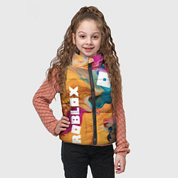 Детский жилет Roblox Logo Color, цвет: 3D-красный — фото 2