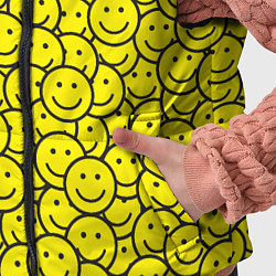 Детский жилет Счастливые смайлики, цвет: 3D-черный — фото 2