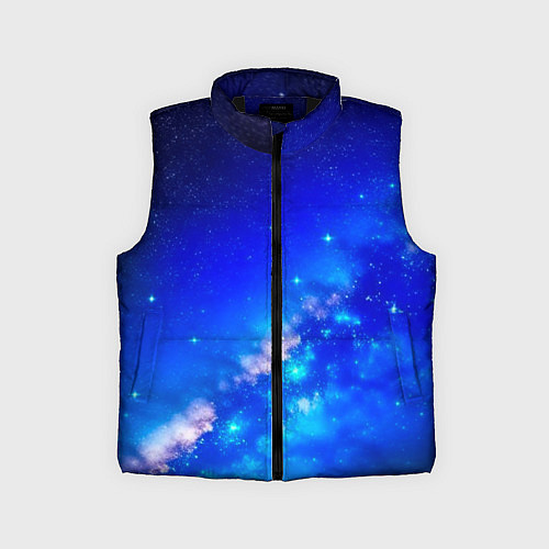 Детский жилет Космос млечный путь / 3D-Черный – фото 1