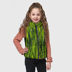 Детский жилет Ландшафт зелень, цвет: 3D-черный — фото 2