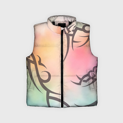 Детский жилет Трайбл граффити / 3D-Черный – фото 1