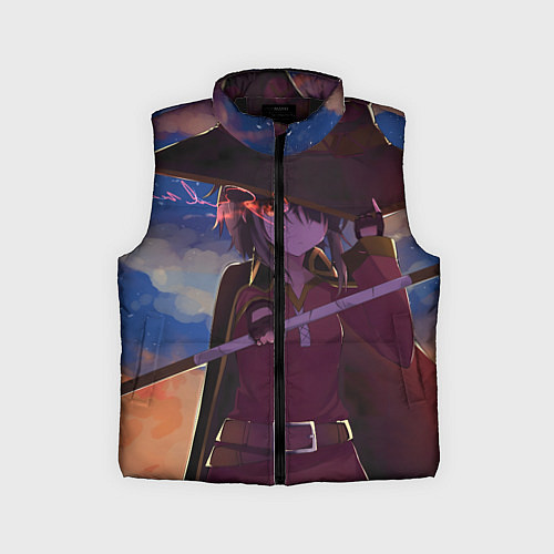 Детский жилет Коносуба Мэгумин / 3D-Черный – фото 1