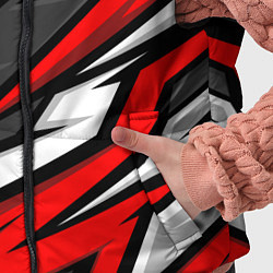 Детский жилет Kawasaki - red uniform, цвет: 3D-светло-серый — фото 2