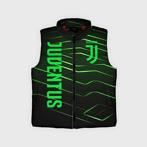 Детский жилет Juventus 2 green logo / 3D-Красный – фото 1