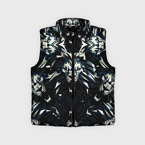 Детский жилет Прайд львов / 3D-Черный – фото 1