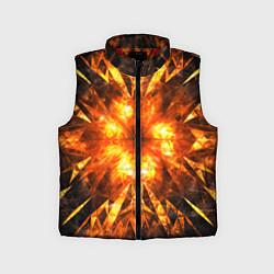 Детский жилет Fire abstract, цвет: 3D-красный