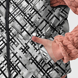 Детский жилет Чёрно-белая сеть, цвет: 3D-черный — фото 2