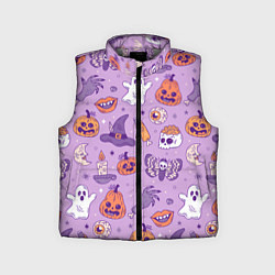 Детский жилет Halloween pattern арт