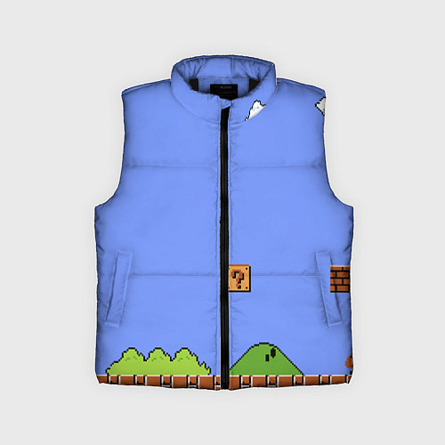 Детский жилет Первый уровень Марио / 3D-Черный – фото 1