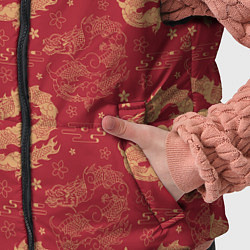 Детский жилет The chinese dragon pattern, цвет: 3D-черный — фото 2