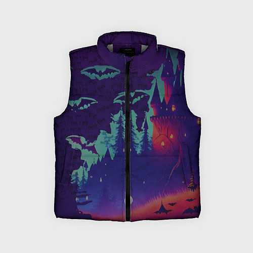 Детский жилет Дом с загадочной репутацией / 3D-Светло-серый – фото 1