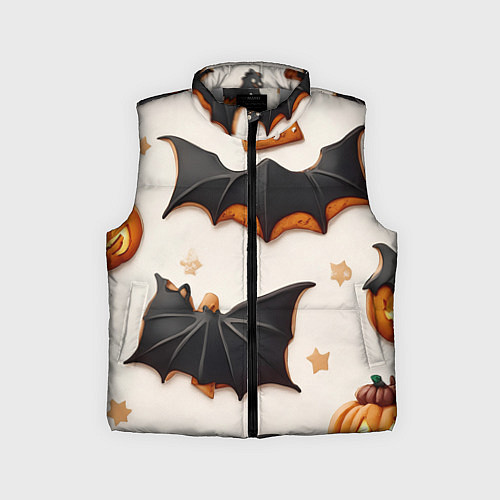 Детский жилет Сладкий хеллоуин / 3D-Светло-серый – фото 1