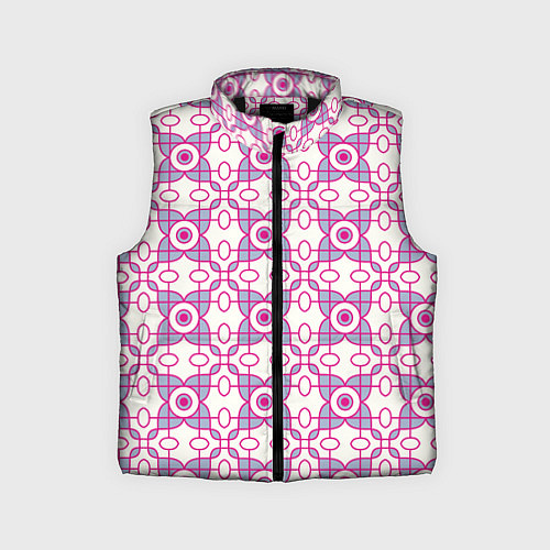 Детский жилет Художественные цветы / 3D-Черный – фото 1