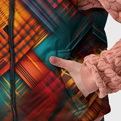 Детский жилет Разноцветная клетка в шотландском стиле, цвет: 3D-черный — фото 2