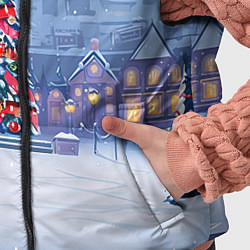 Детский жилет Новогодняя нарядная елка, цвет: 3D-черный — фото 2